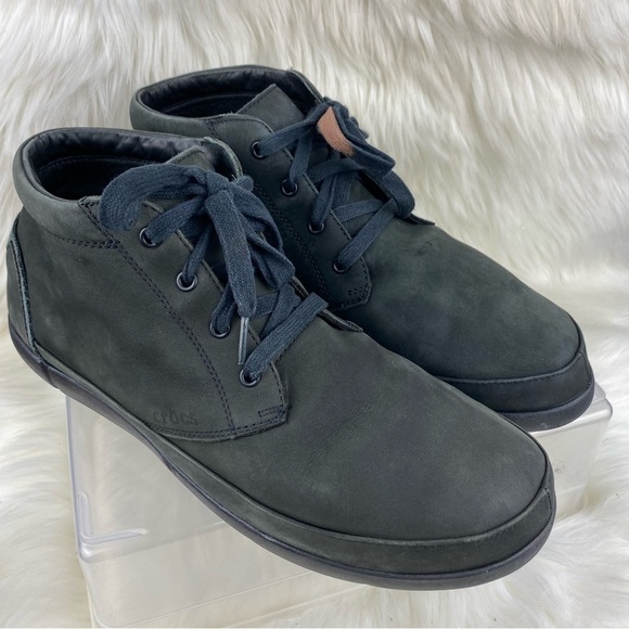 CROCS ELLICOTT MID- LOAFERS DRESS SHOES - Picture 2 of 12